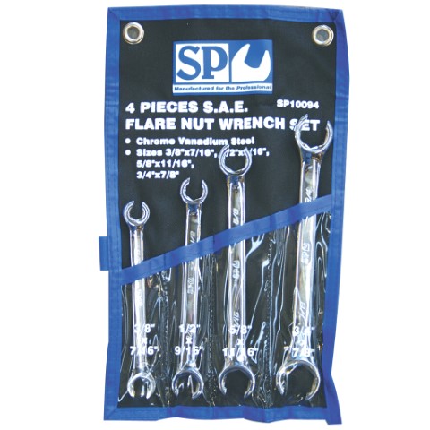 SP - 4PC SAE FLARE SPANNER SET  